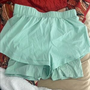 Mint Green Athletic Shorts